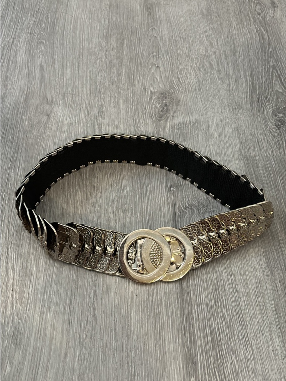 Cool Silver Belt- Stretchy Band